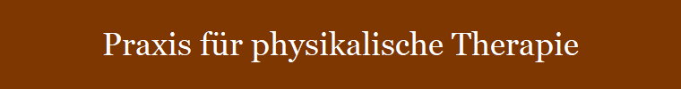 Praxis fr physikalische Therapie